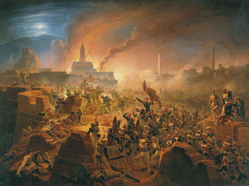 January Suchodolski Siege of Akhaltsikhe Sweden oil painting art